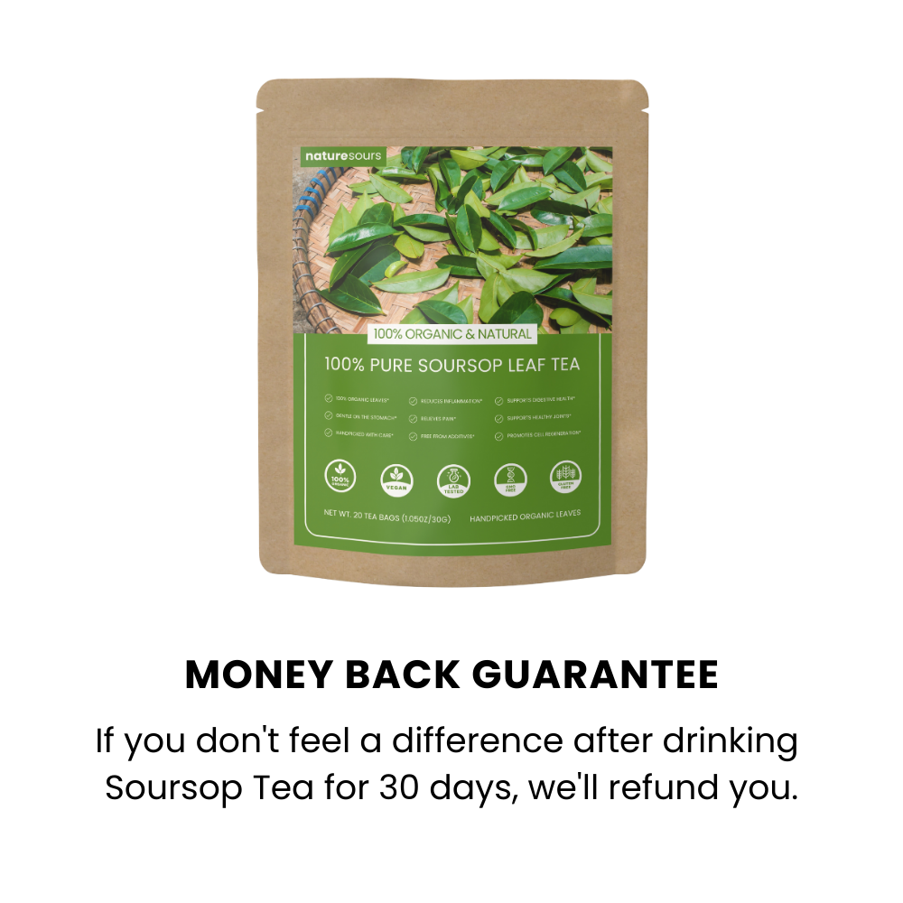 Buy 1 Get 1 FREE - 100% Pure Organic Soursop Leaf tea
