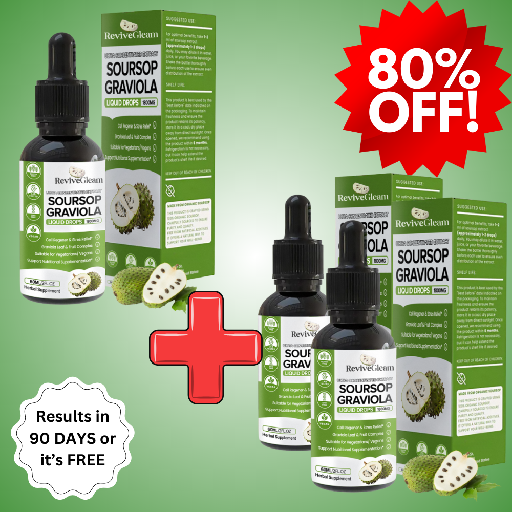 Buy 1 Get 2 FREE - 100% Pure Organic Soursop Extract