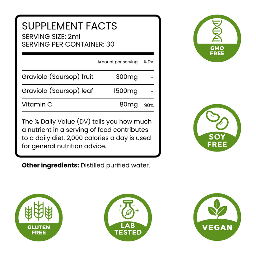 100% Pure Organic Soursop-Extract